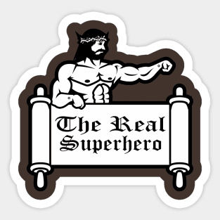 The Real Superhero Sticker